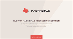 Desktop Screenshot of mailyherald.org