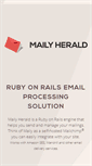 Mobile Screenshot of mailyherald.org